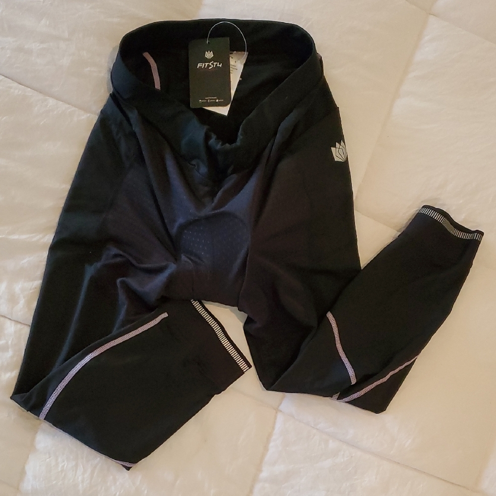 Black Cycling Pants